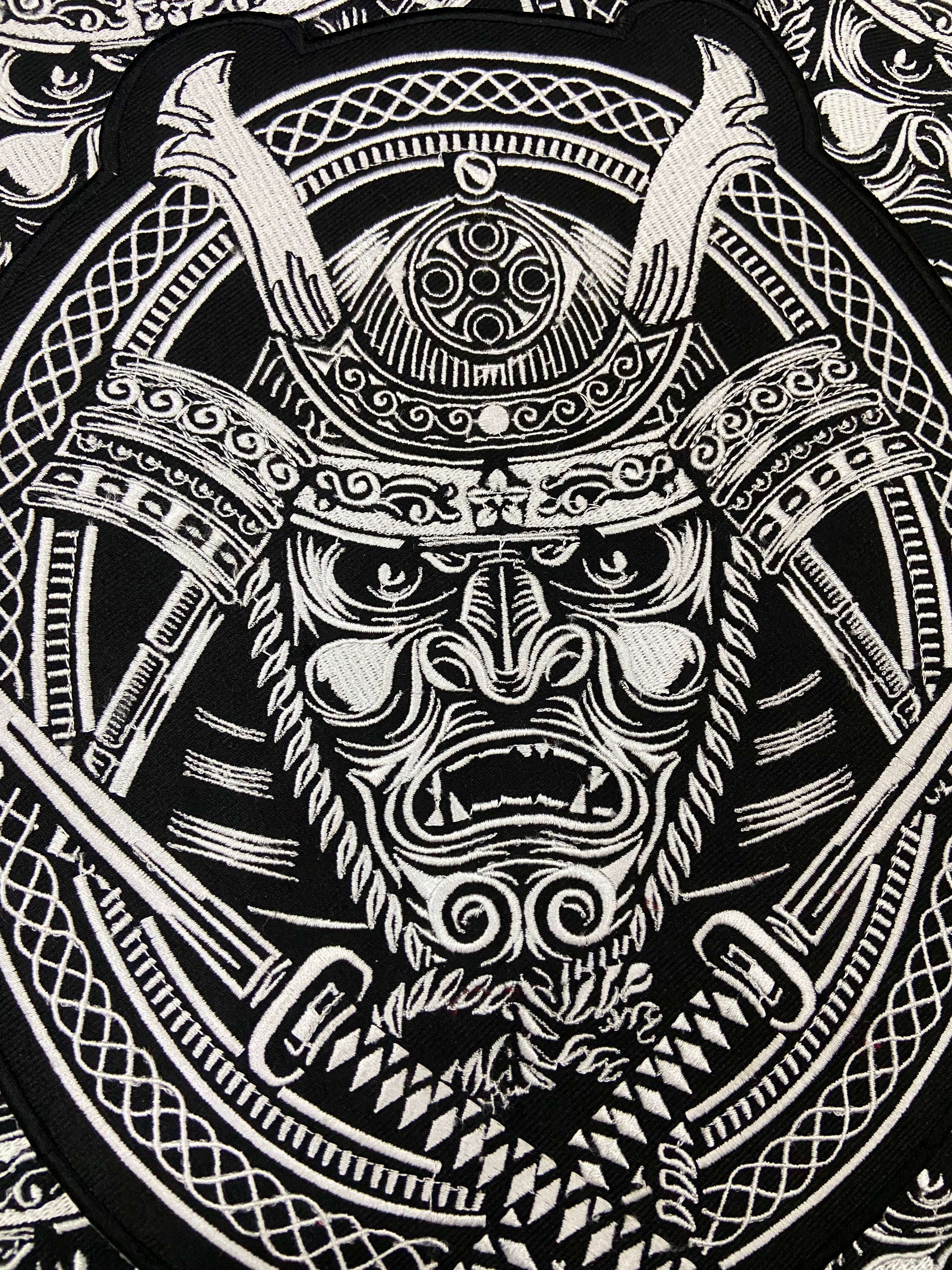 Samurai Odin Sons of Vikings Embroidery Patch: Iron On Cosplay