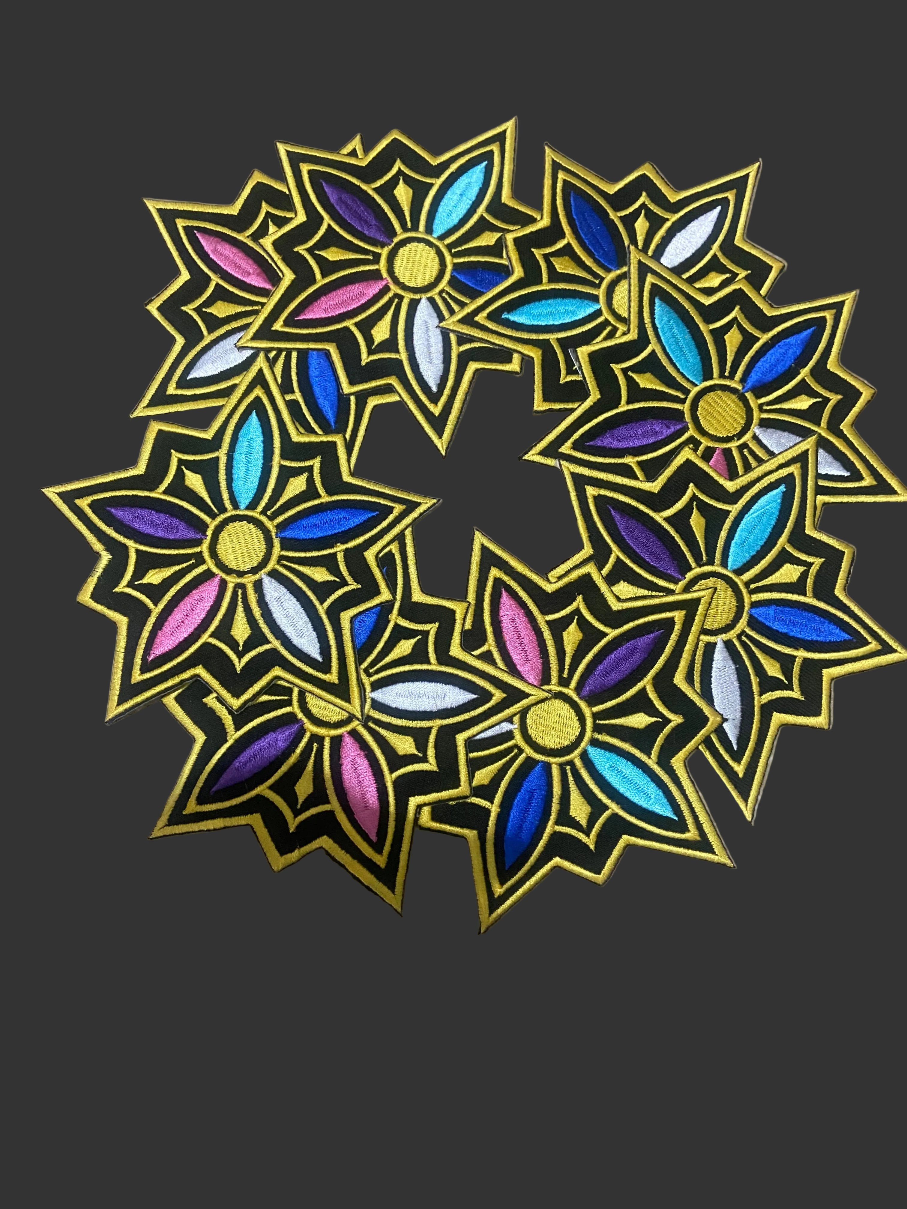 Rumi Star Embroidered Patch - Kpop Demon Hunters Cosplay