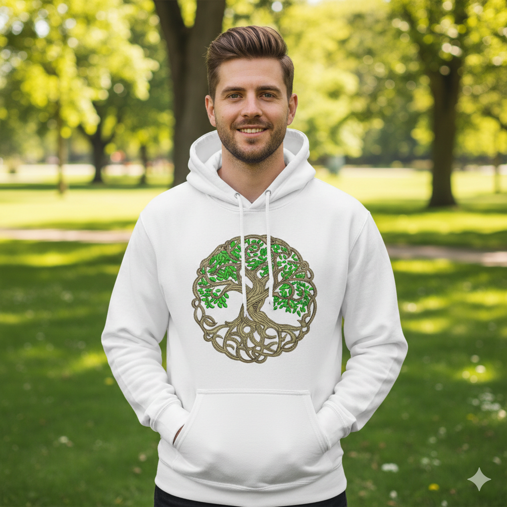 Celtic Tree of Life Embroidery Design – Yggdrasil Machine File (8 Sizes, 8 Formats)