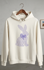 Easter Bunny Machine Embroidery Design | Chinoiserie Rabbit with Coquette Bow (Digital Download)