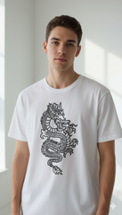 Dragon Embroidery Design, Japanese Dragon File, 8 Sizes 8 Formats