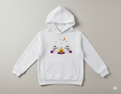 Ghost Campfire Embroidery Design, Spooky Halloween Machine File (Digital Download)
