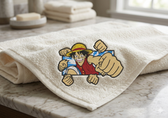 Luffy Anime Machine Embroidery Design – Straw Hat Captain (PES File) digital download