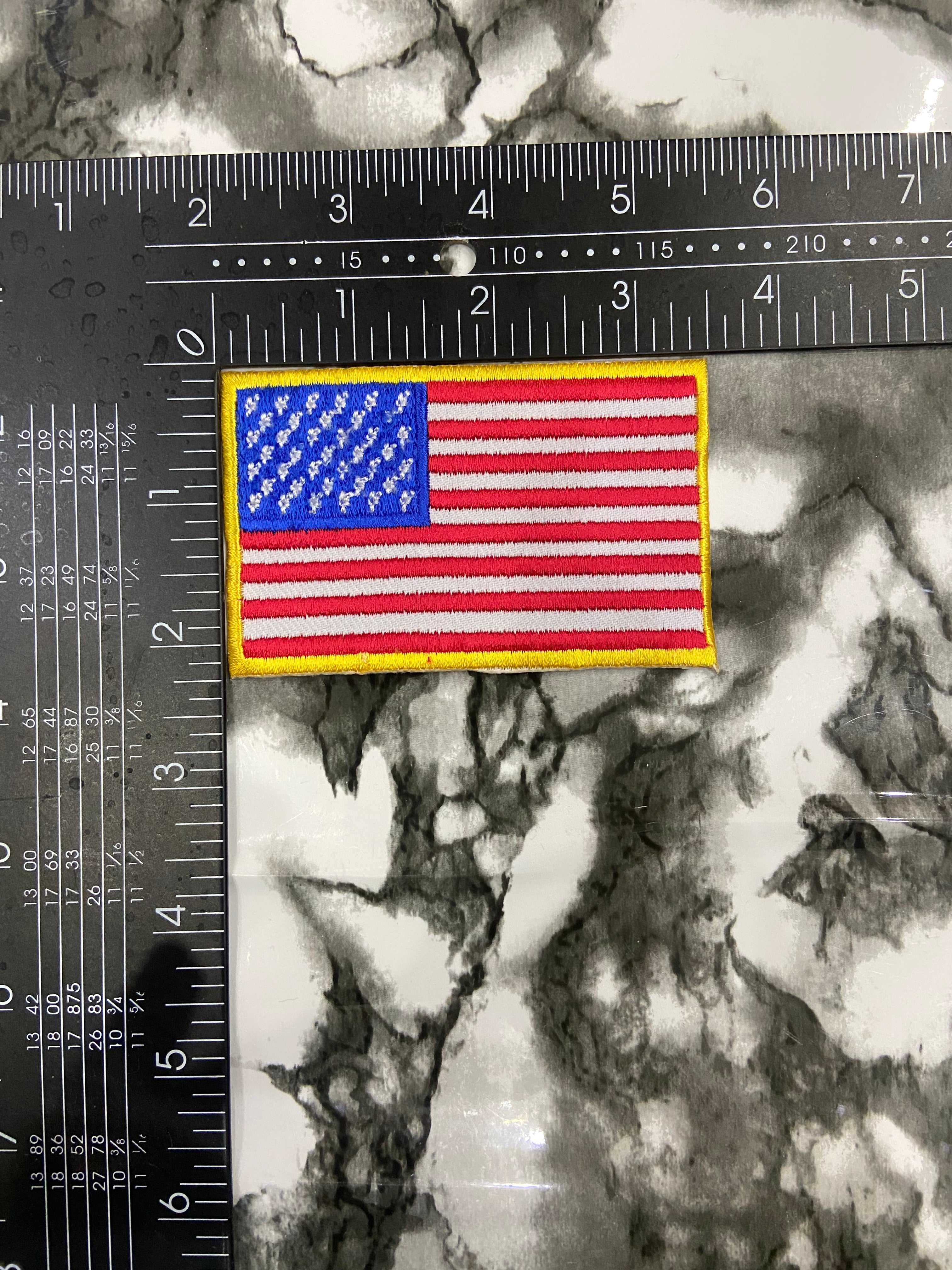 US Flag Embroidered Patch – Premium American Flag Biker & Uniform Applique