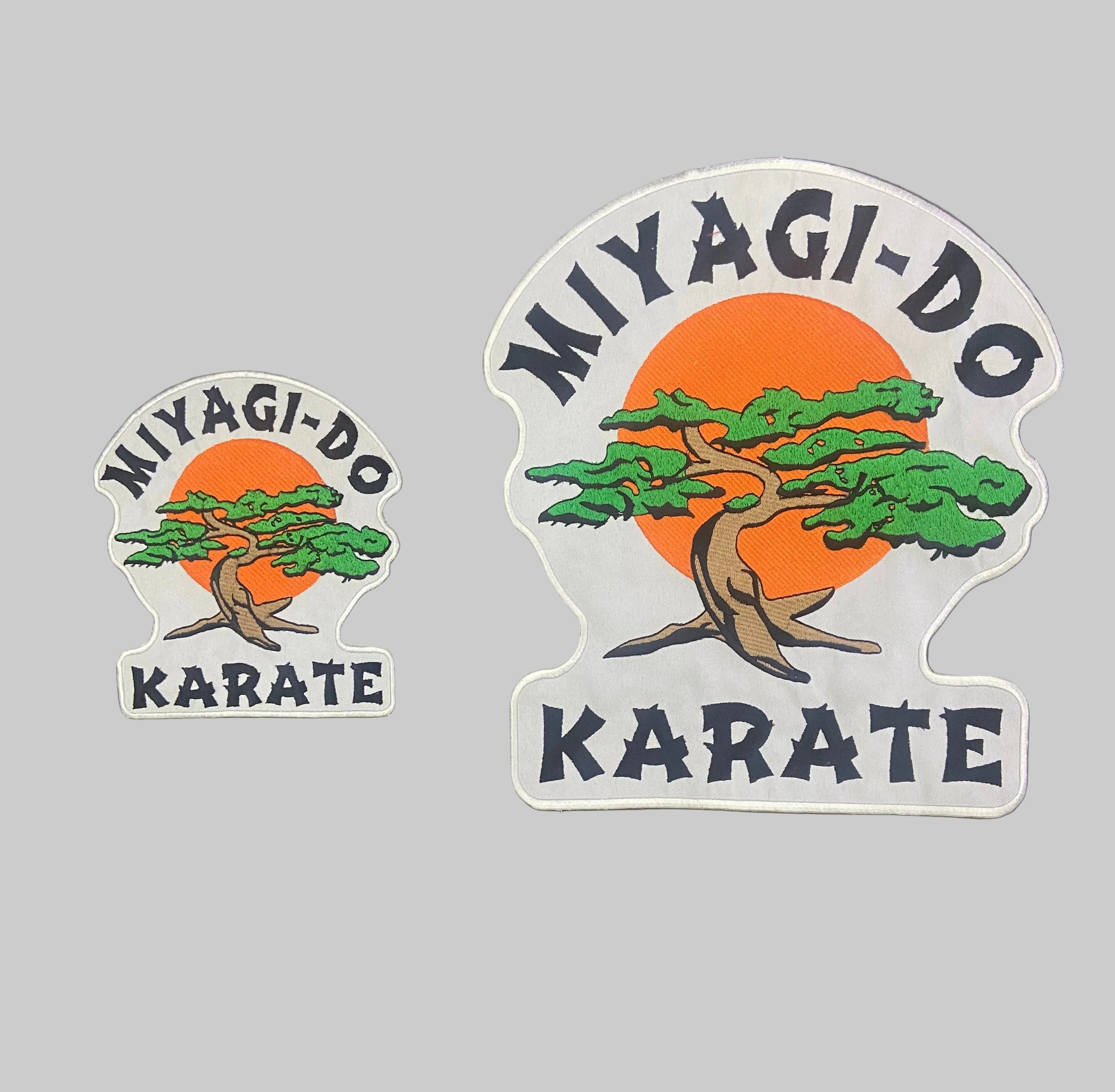 Karate Kid Miyagi-Do Embroidered Patch – Bonsai Tree Logo – Cobra Kai Series Inspired