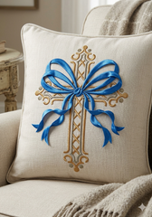Christian Easter Cross Embroidery: Spring Flower Crucifix Design for Machine Stitching and Sublimation.