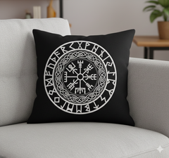 Viking Compass Vegvisir Embroidery, Norse Rune Machine Design