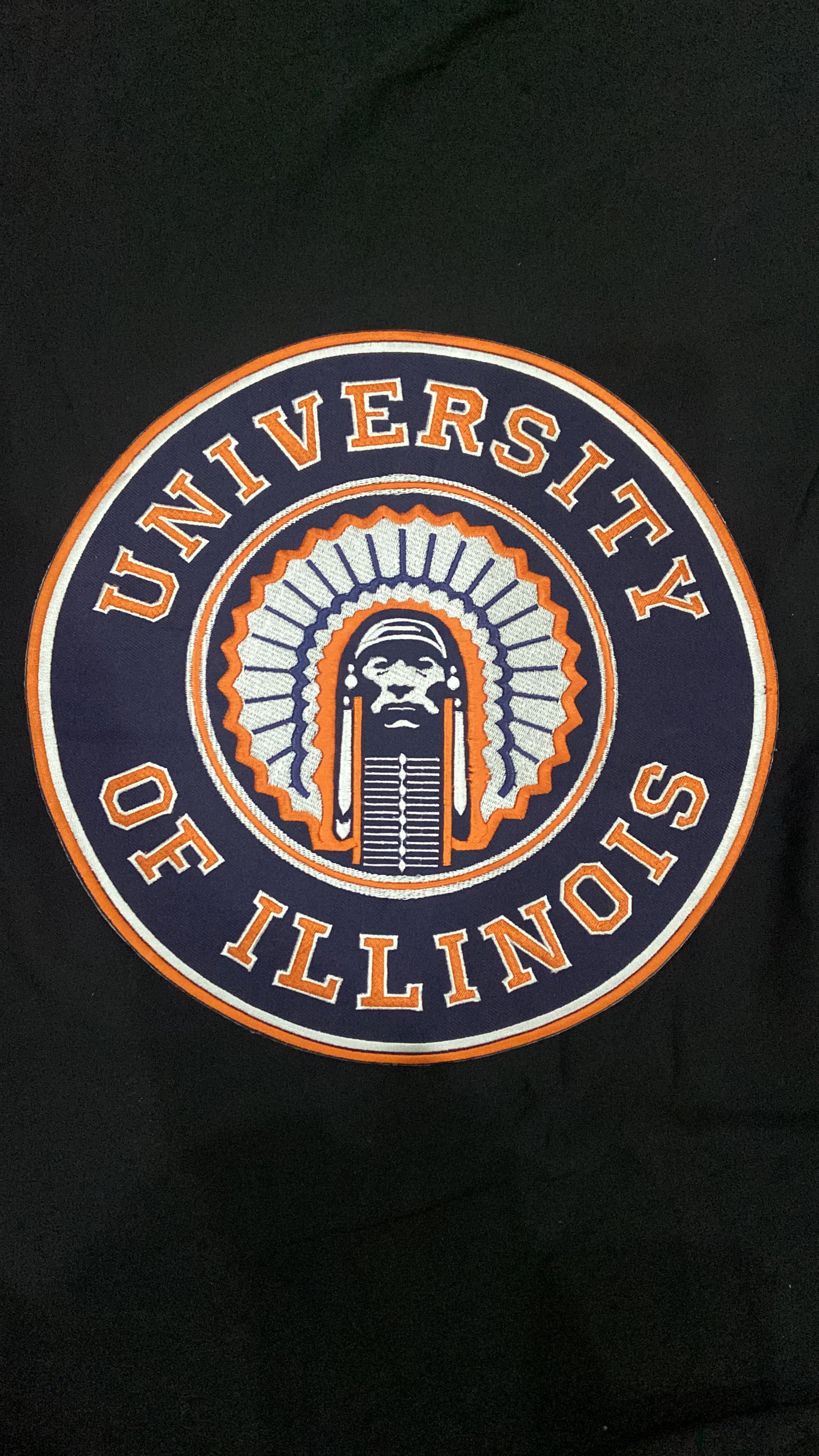 University of Illinois Fighting Illini Embroidered Patch – Premium NCAA Fan Applique