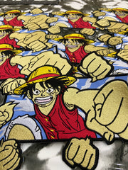 Luffy Gatling Gun Embroidered Patch – Straw Hat Pirate Action Applique
