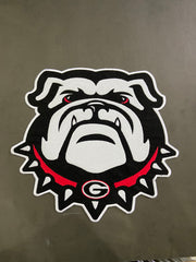 Georgia Bulldogs Embroidered Patch Set | Large UGA Mascot Back Patch, Small Bull Dog, Vintage UGA, White SEC, Power G | Individual or Full Set
