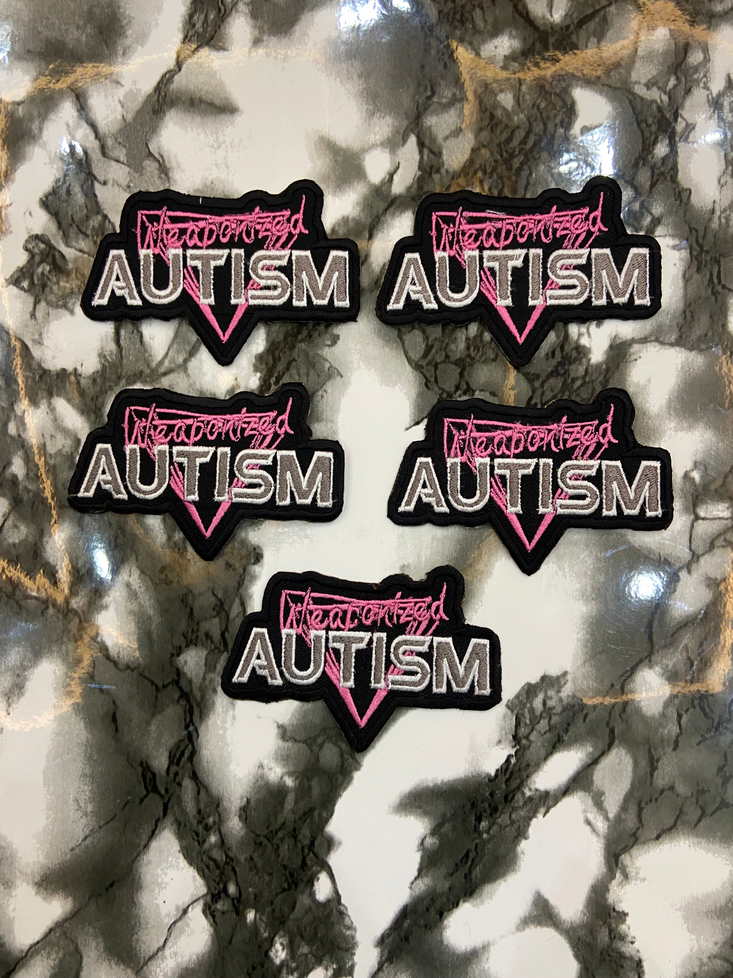 Weaponized Autism Embroidered Patch – Edgy Internet Culture Meme Applique