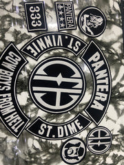 Pantera Embroidered Patch Set – Heavy Metal & Groove Metal Band Tribute (10-Piece)