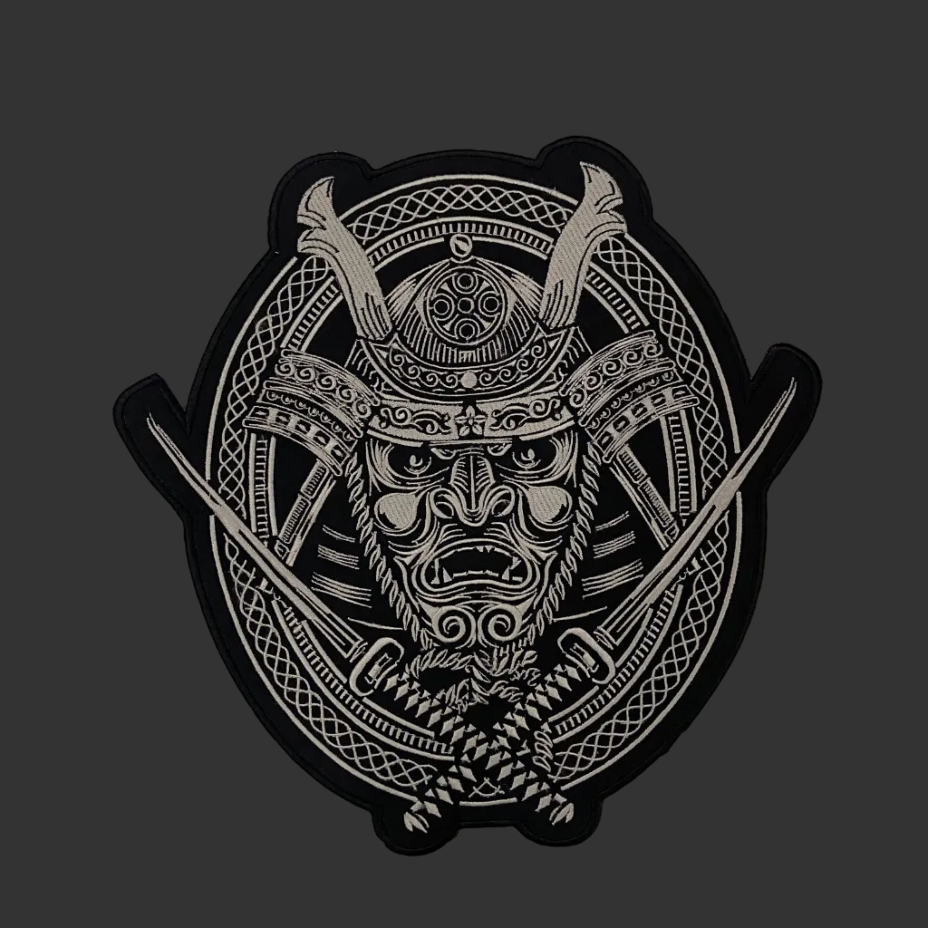 Samurai Odin Sons of Vikings Embroidery Patch: Iron On Cosplay