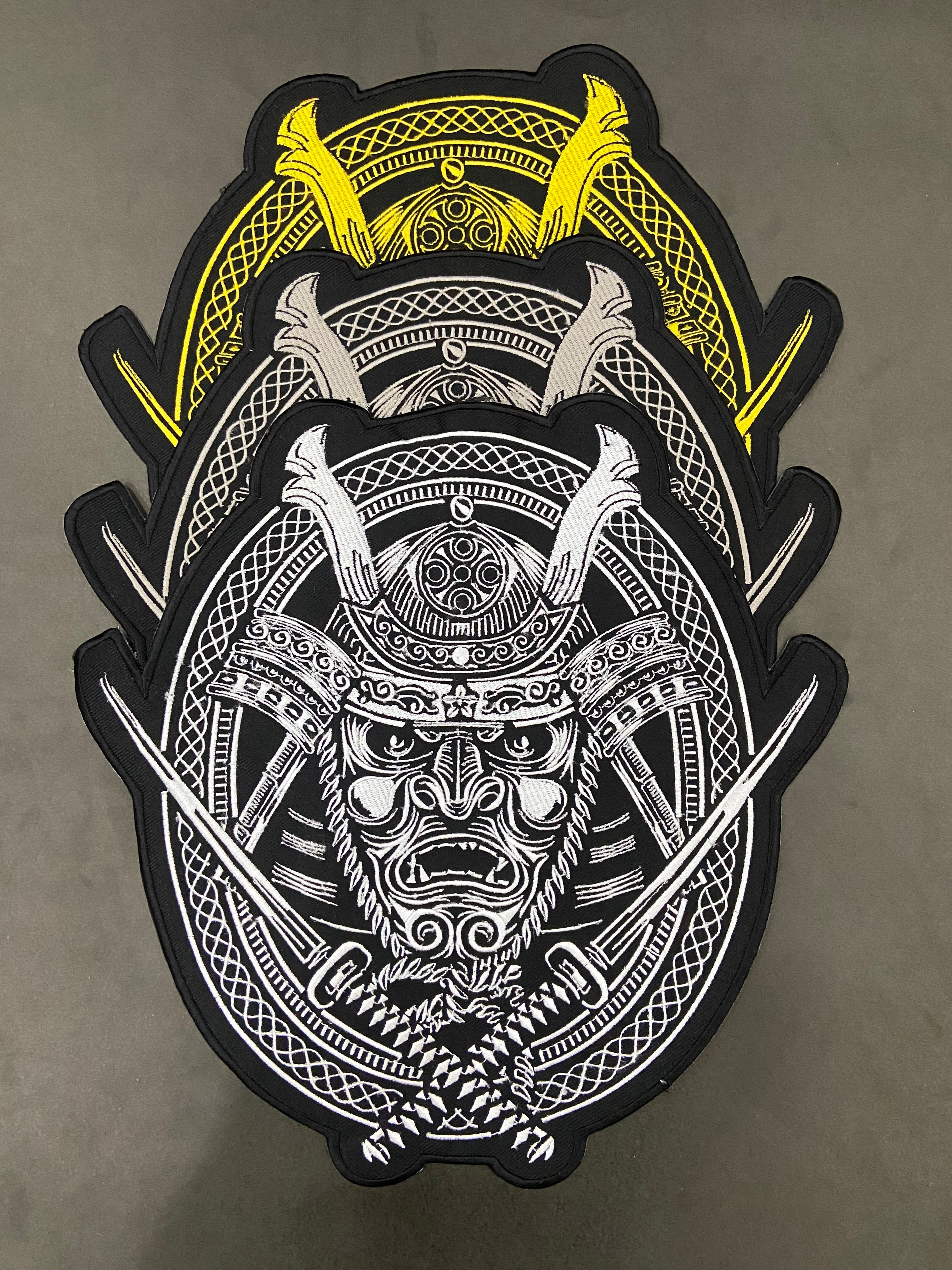 Samurai Odin Sons of Vikings Embroidery Patch: Iron On Cosplay