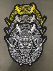 Samurai Odin Sons of Vikings Embroidery Patch: Iron On Cosplay