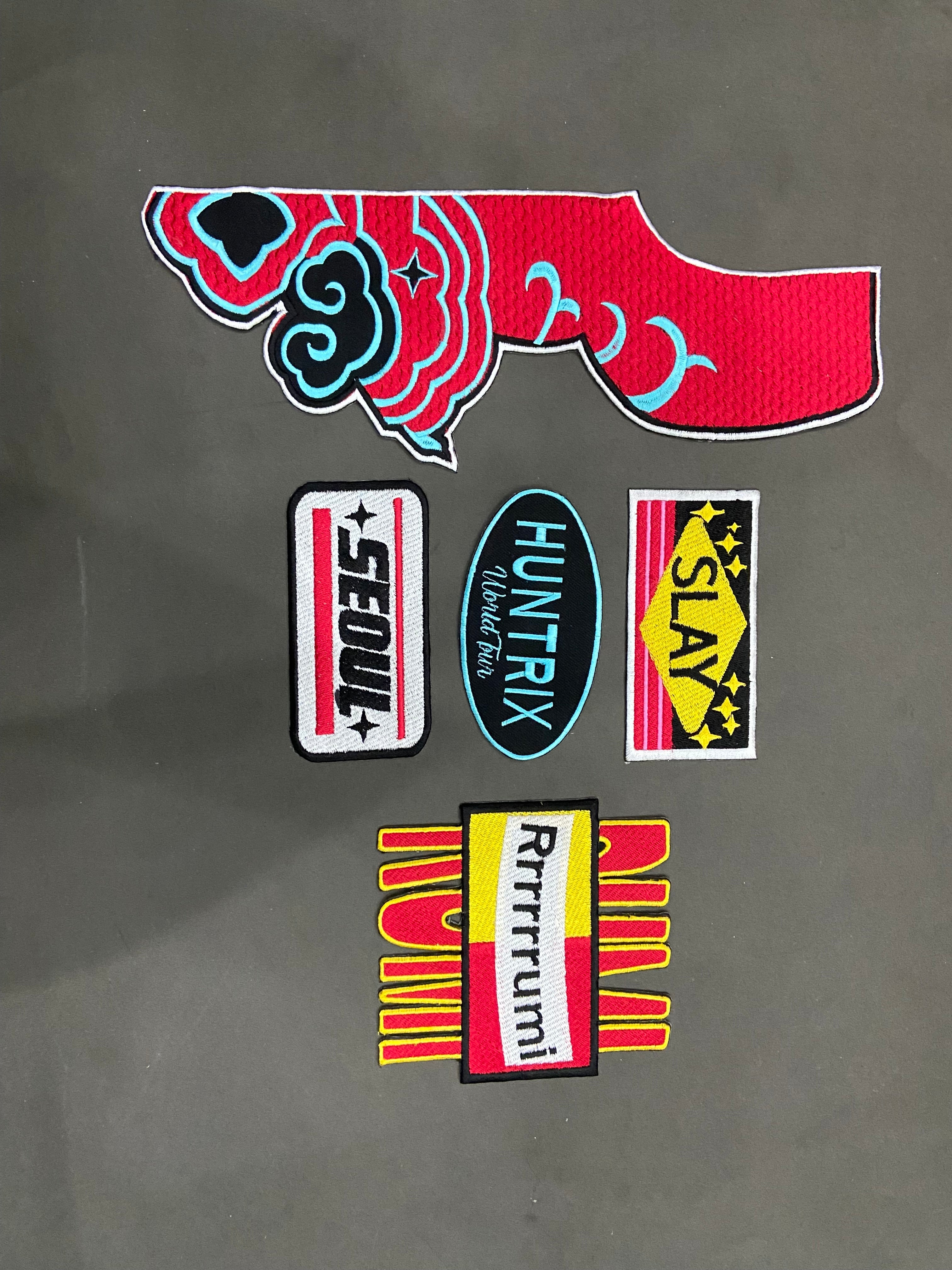 Kpop Demon Hunter Rummi Jacket Patch Set, DH Patches