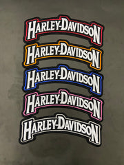 Harley-Davidson Top & Bottom Rocker Set | Embroidered Biker Badge