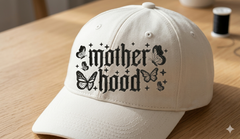 Motherhood Embroidery Design | Gothic Butterflies, Stars Machine File (Digital Download)