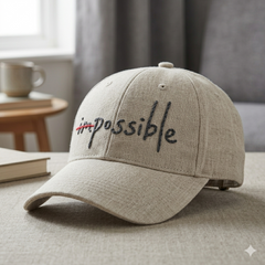 Impossible / Possible Machine Embroidery Design - 8 Sizes Included