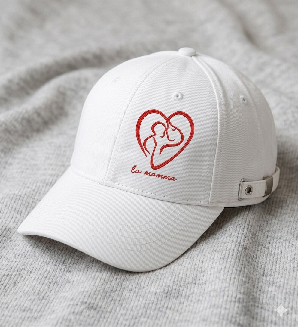 Mother and Baby Line Art Embroidery Design – Minimalist Heart Family (Digital Download)