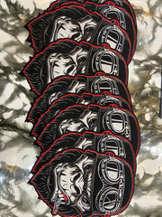 Biker Gorilla Piston Large Back Patch – Aggressive Free Rider Custom Applique