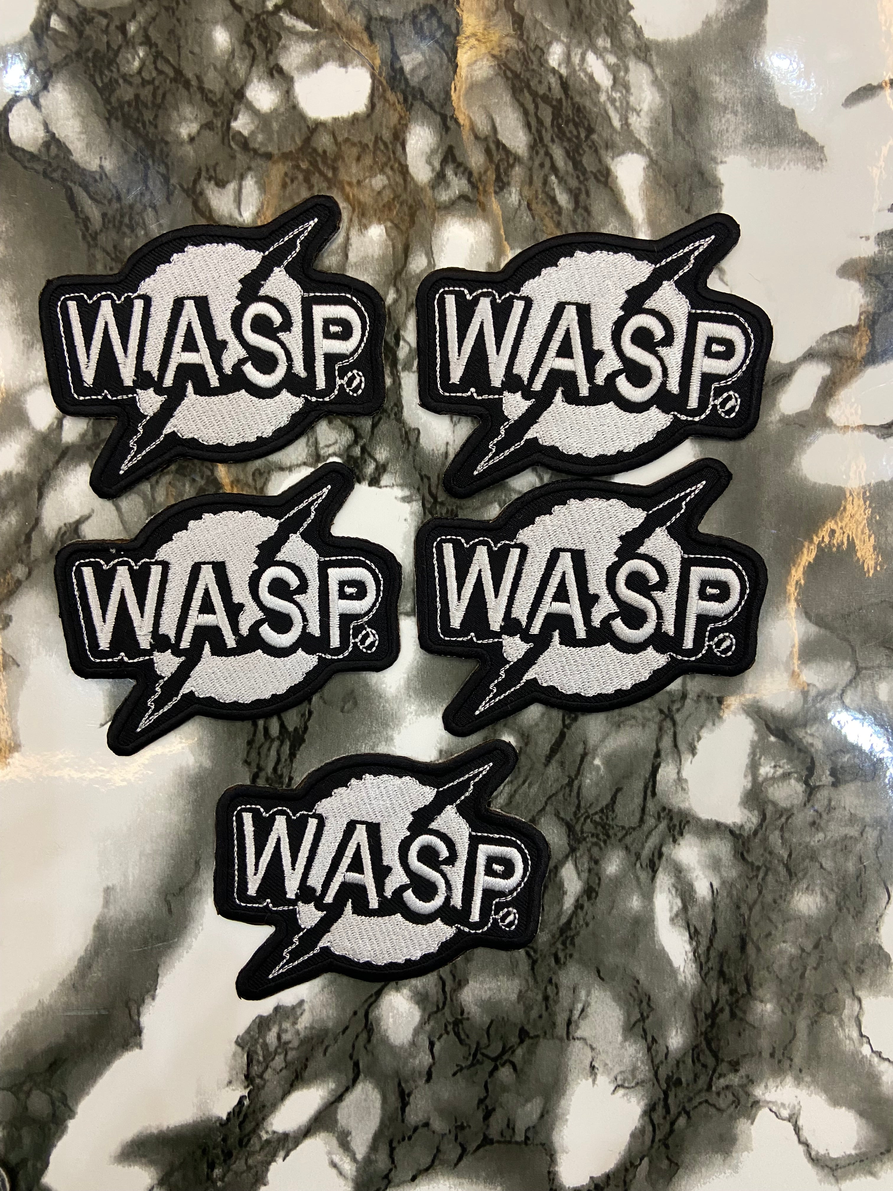 Heavy Metal Legends Patch Set – W.A.S.P., Motörhead, Iron Maiden &amp; Red Sigil (4-Piece)