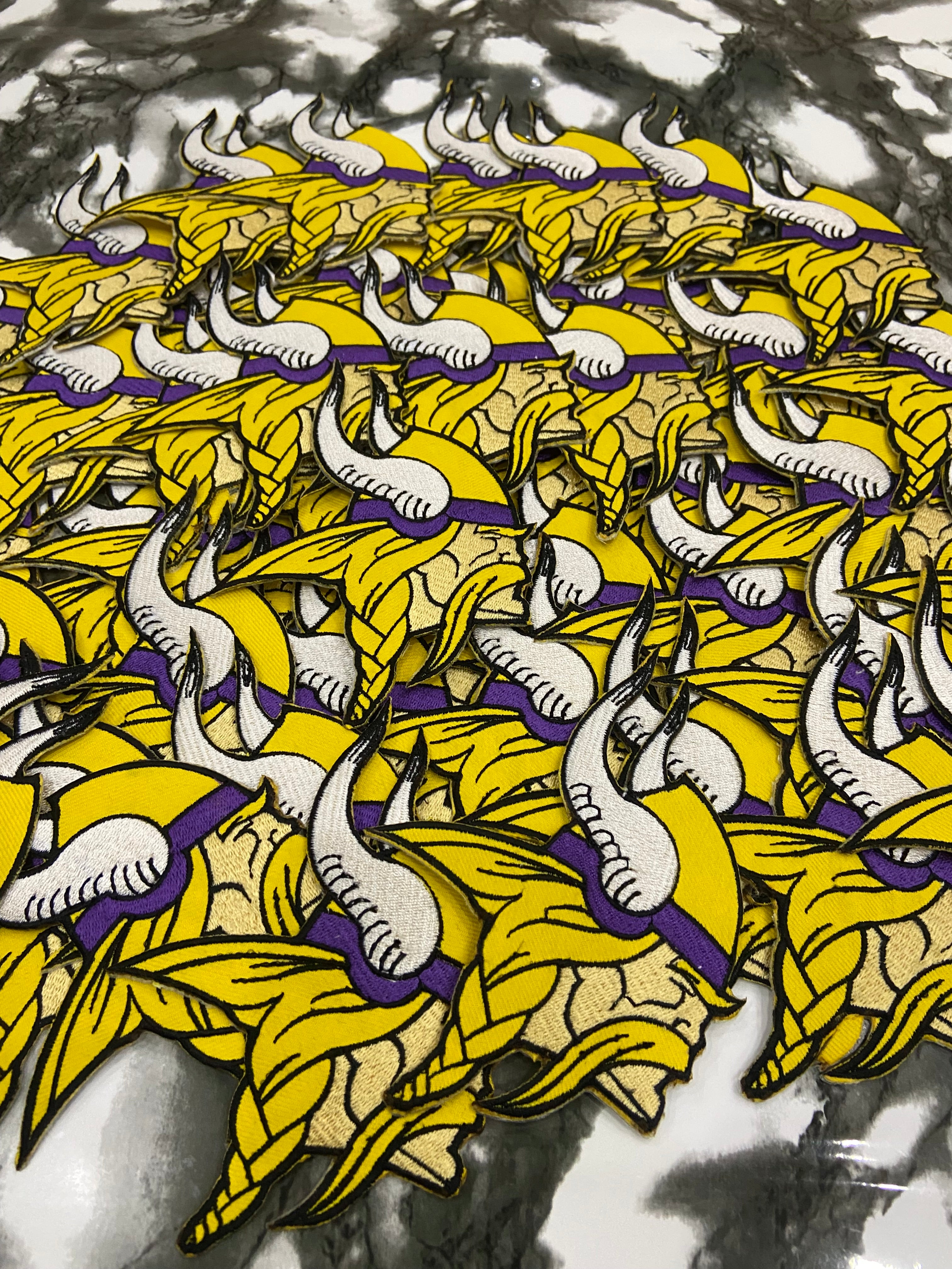 Minnesota Vikings Embroidered Patch Set – Purple Pride Football Logo Applique