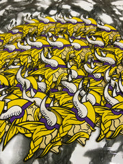 Minnesota Vikings Embroidered Patch Set – Purple Pride Football Logo Applique