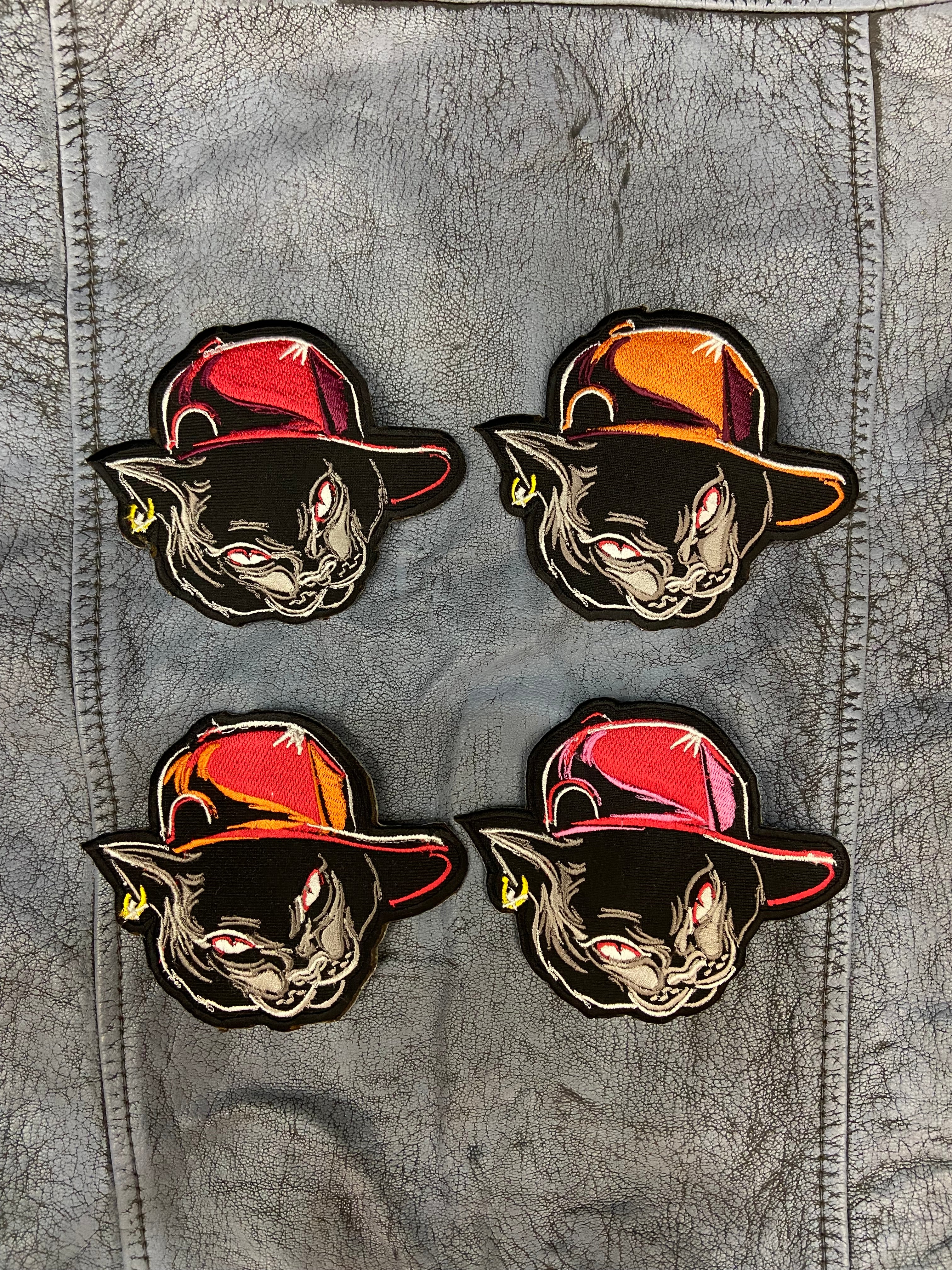 Grumpy Cat Streetwear Patch – Edgy Embroidered Iron-On Badge