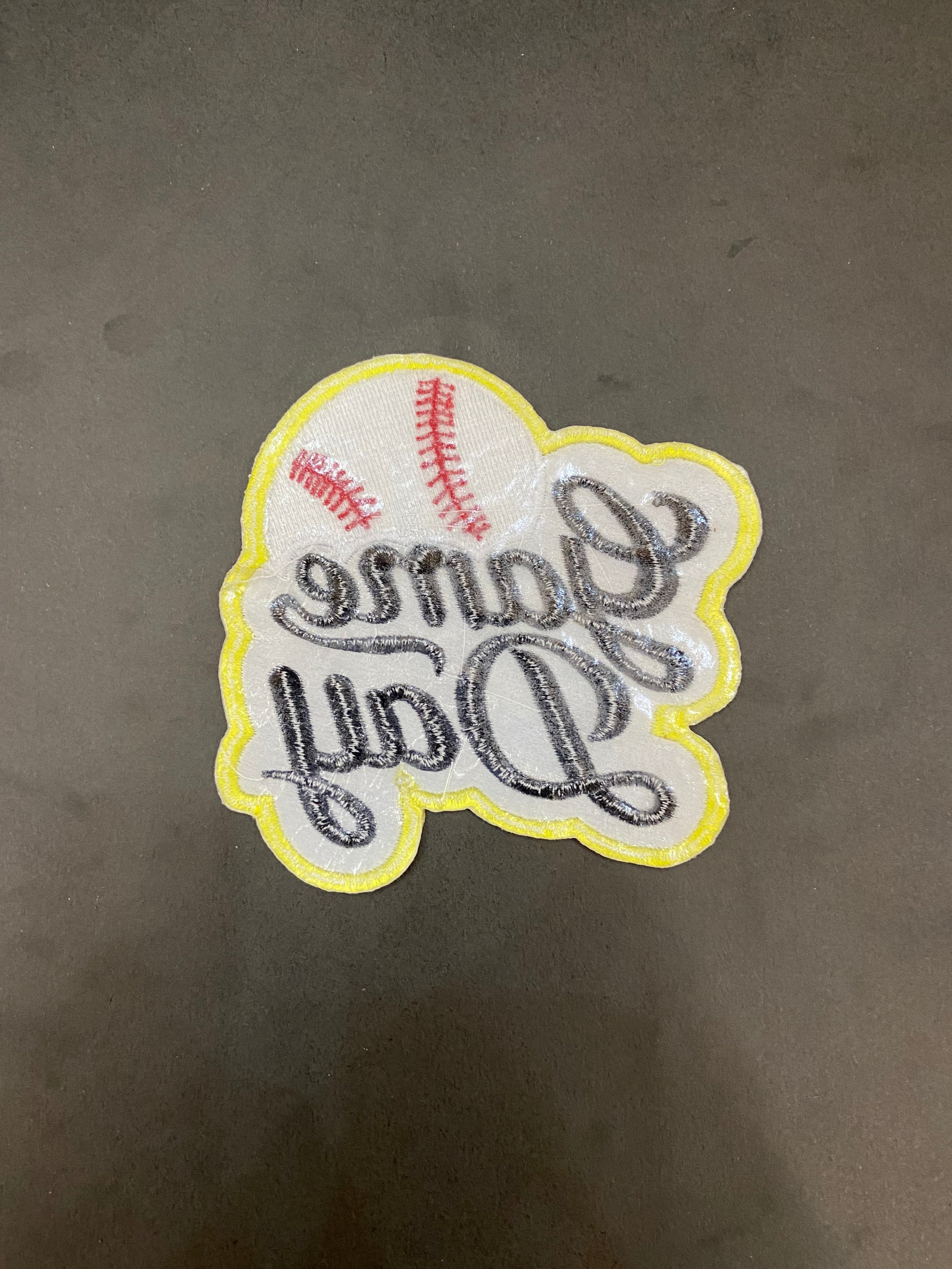 Soccer Game Day Embroidered Patch – Sporty Trucker Hat Applique