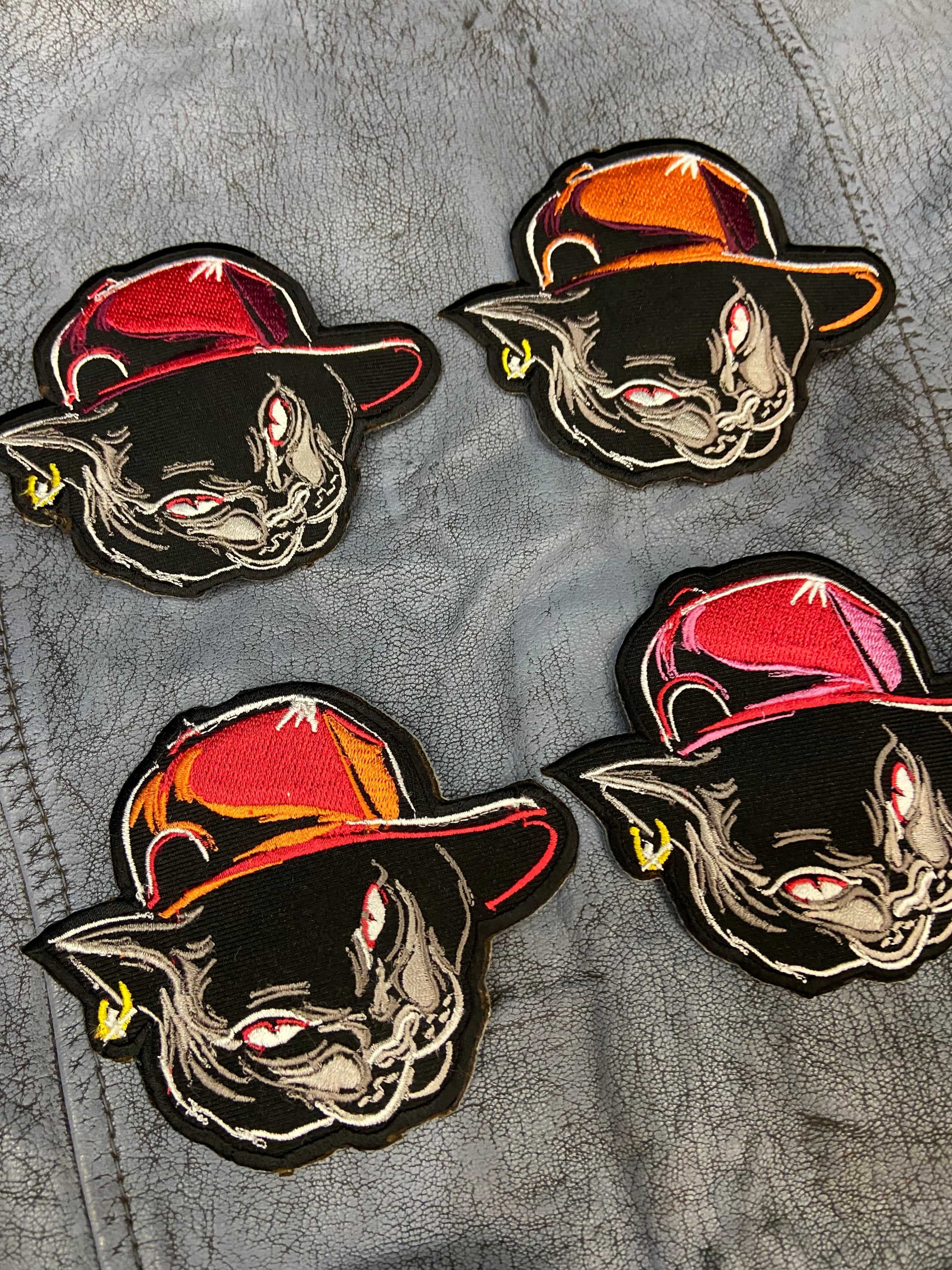Grumpy Cat Streetwear Patch – Edgy Embroidered Iron-On Badge