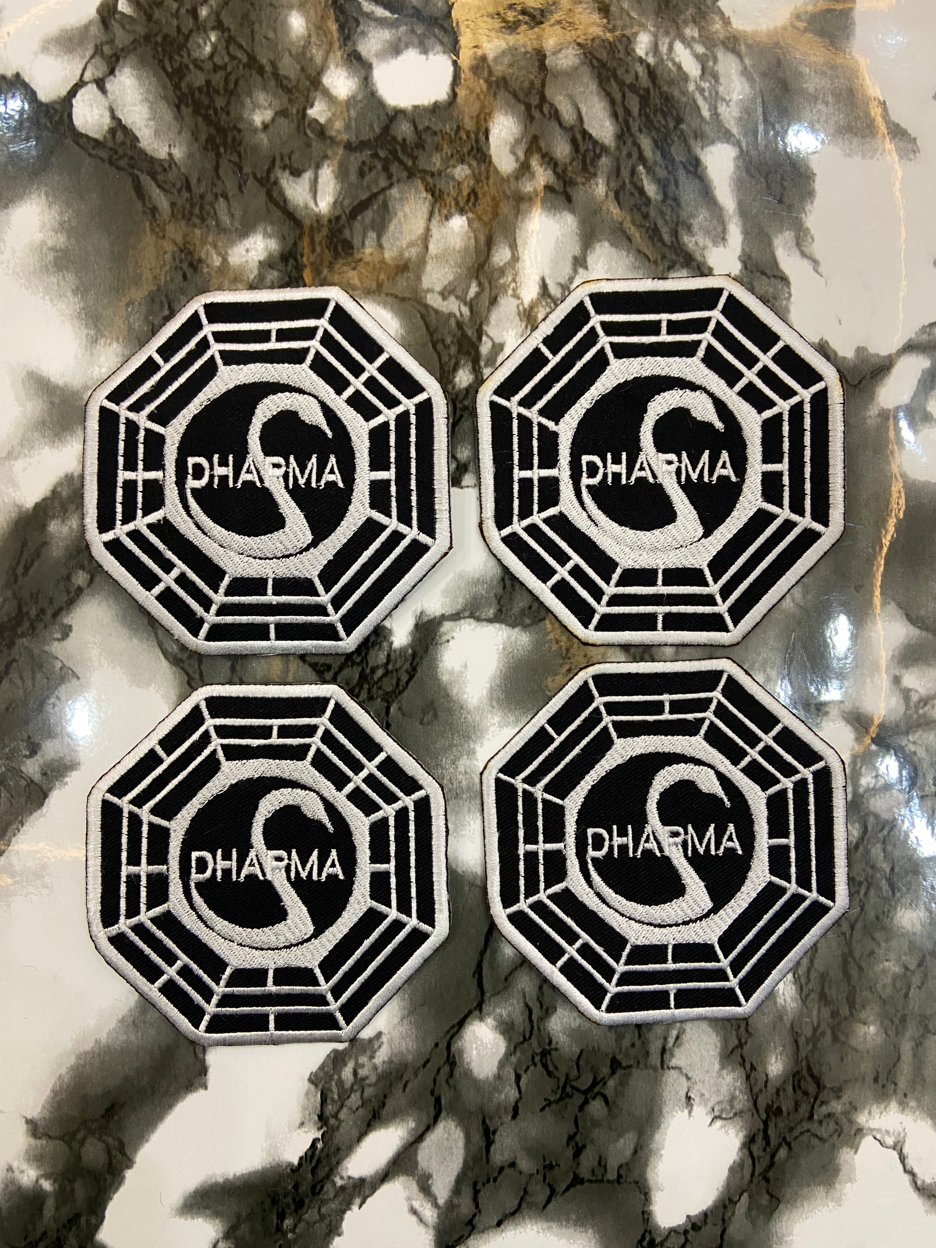 LOST Dharma Initiative Swan Station Embroidered Patch – Iconic Sci-Fi Cosplay Applique