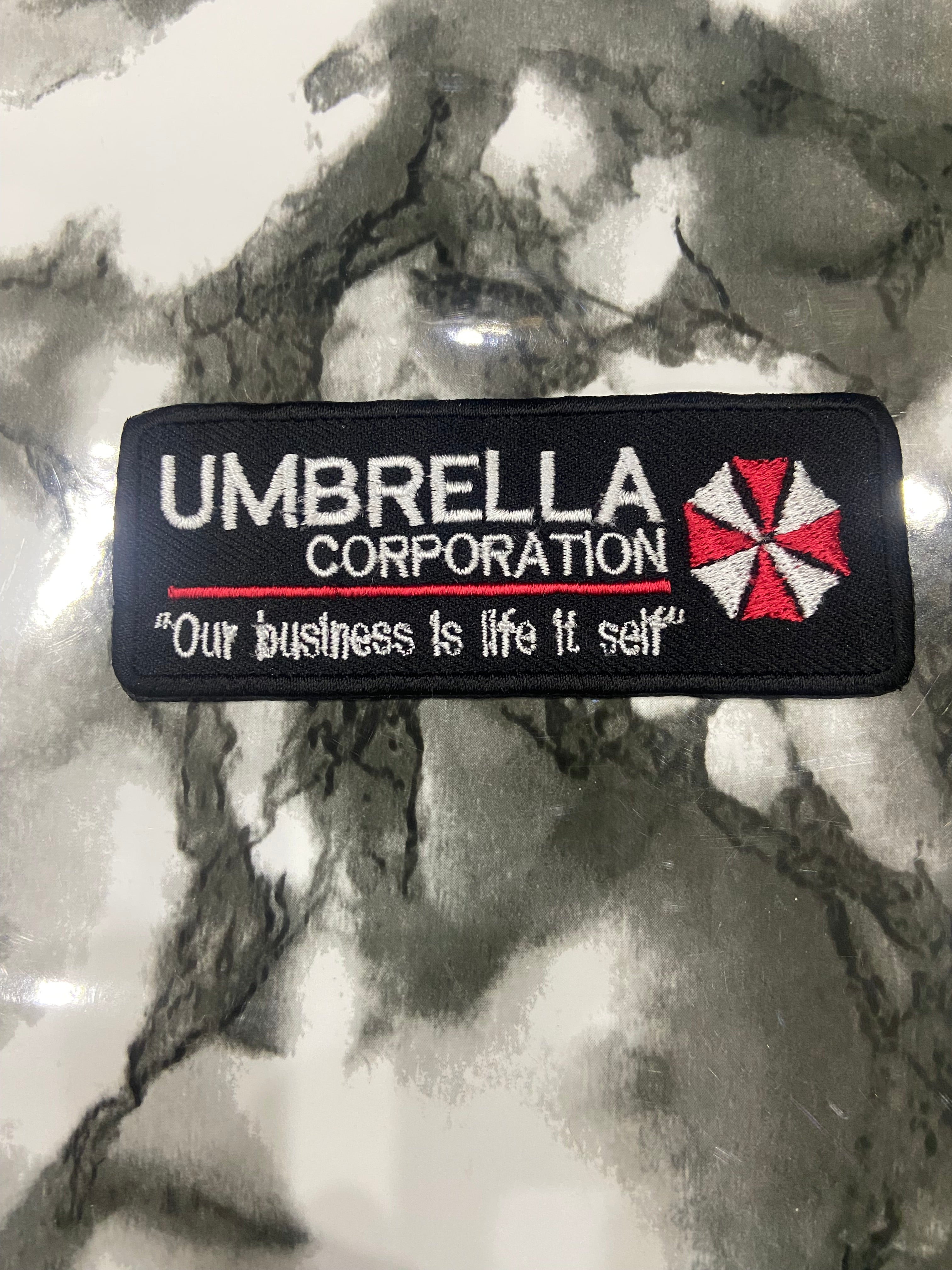 Umbrella Corporation Logo Patch – Resident Evil Biohazard Security Detail Badge