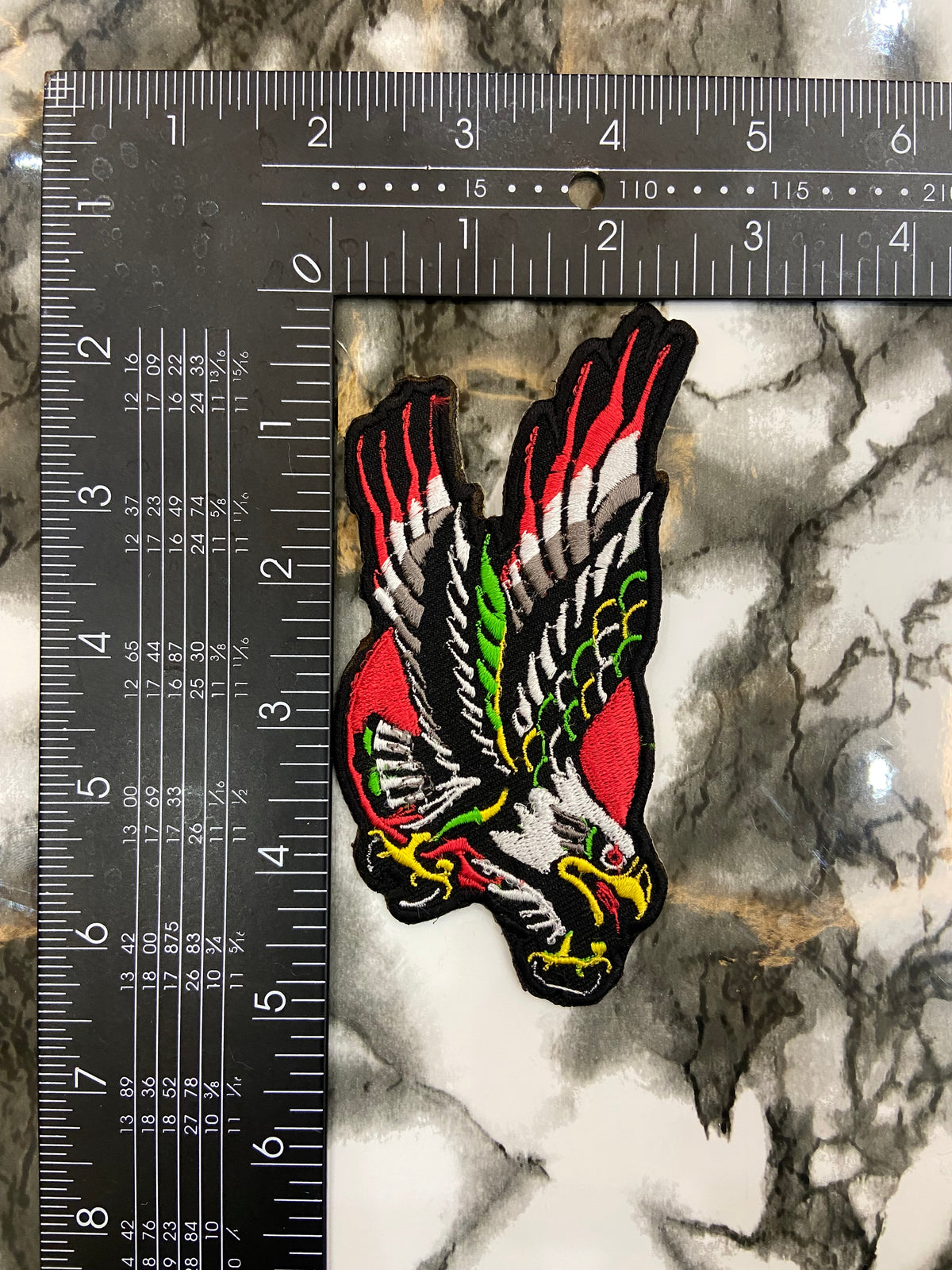 Screamin’ Eagle Embroidered Patch – Vintage American Traditional Style Applique
