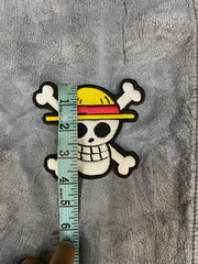 Straw Hat Pirates Patch: Anime Skull & Crossbones - Iron-on or Sew-on