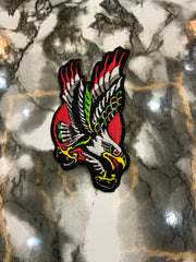 Screamin’ Eagle Embroidered Patch – Vintage American Traditional Style Applique