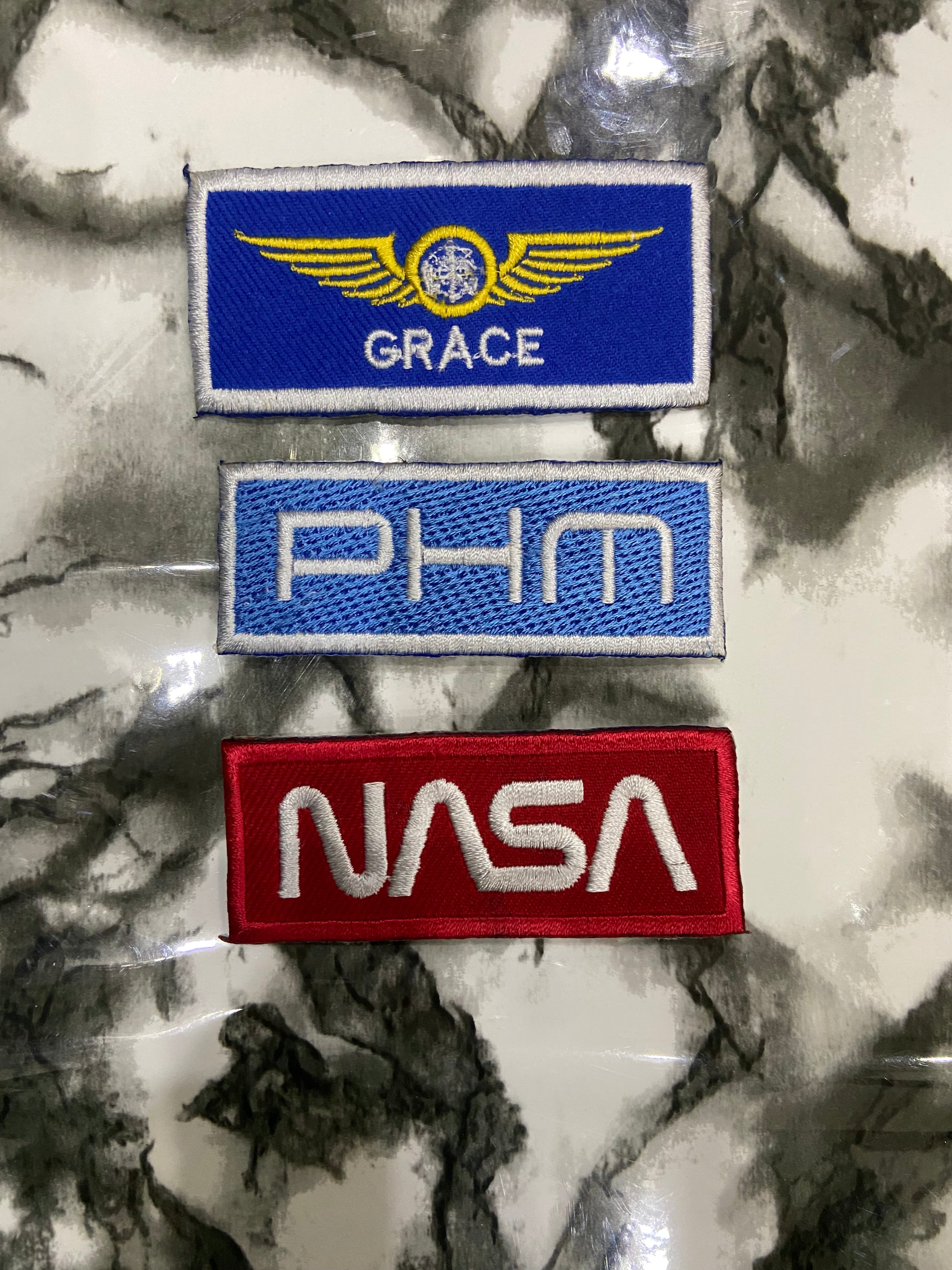 Hail Mary Embroidered Patch Set | 3-Piece Football & Pop Culture Badge Collection | Iron-On Sew-On Graphic Applique Set