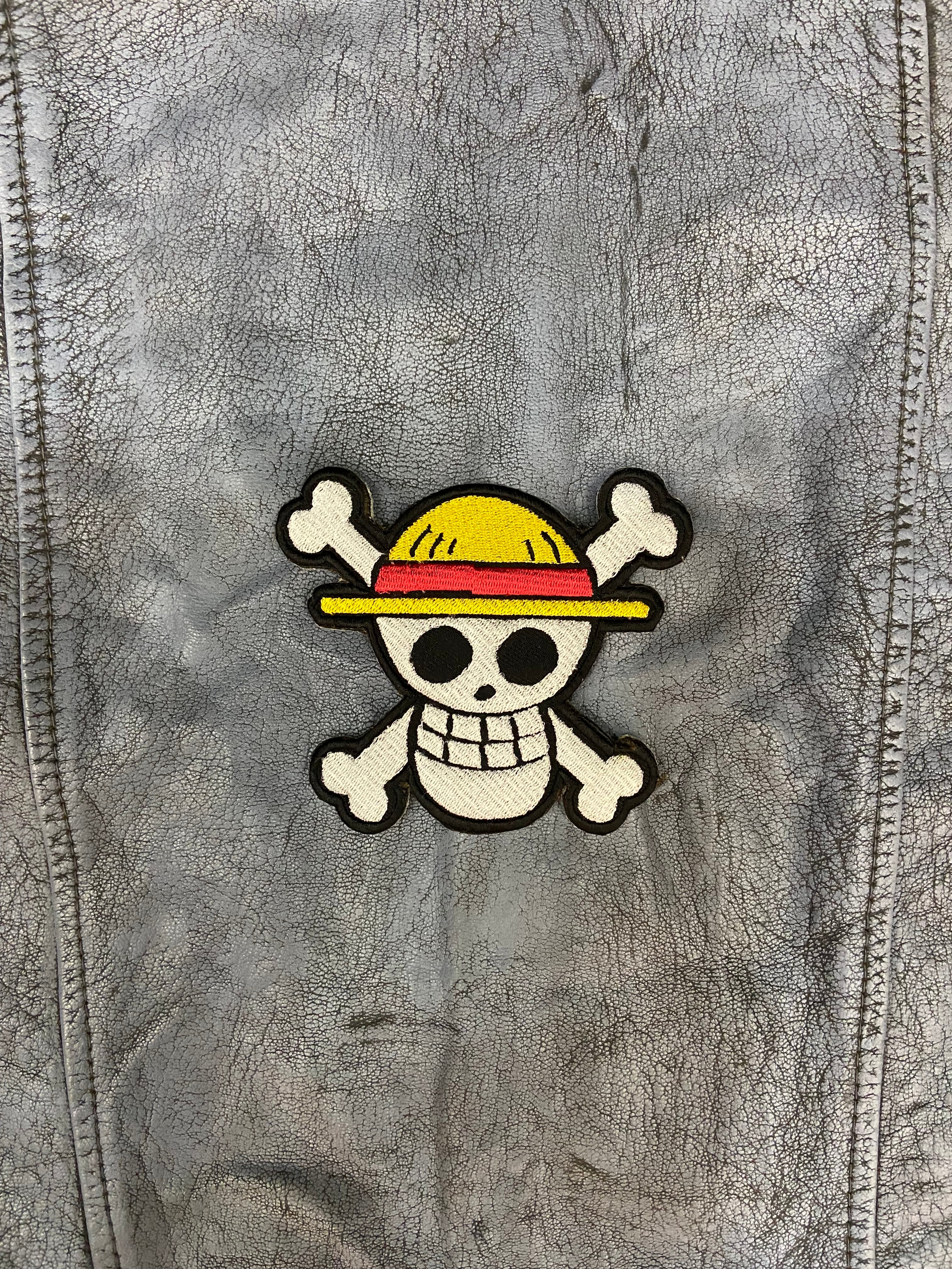 Straw Hat Pirates Patch: Anime Skull & Crossbones - Iron-on or Sew-on
