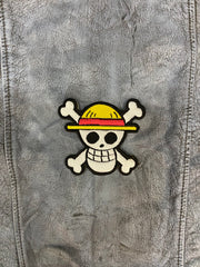 Straw Hat Pirates Patch: Anime Skull & Crossbones - Iron-on or Sew-on