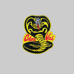 Cobra Kai Karate Kid Patches – Strike Hard No Mercy – Pick Your Size