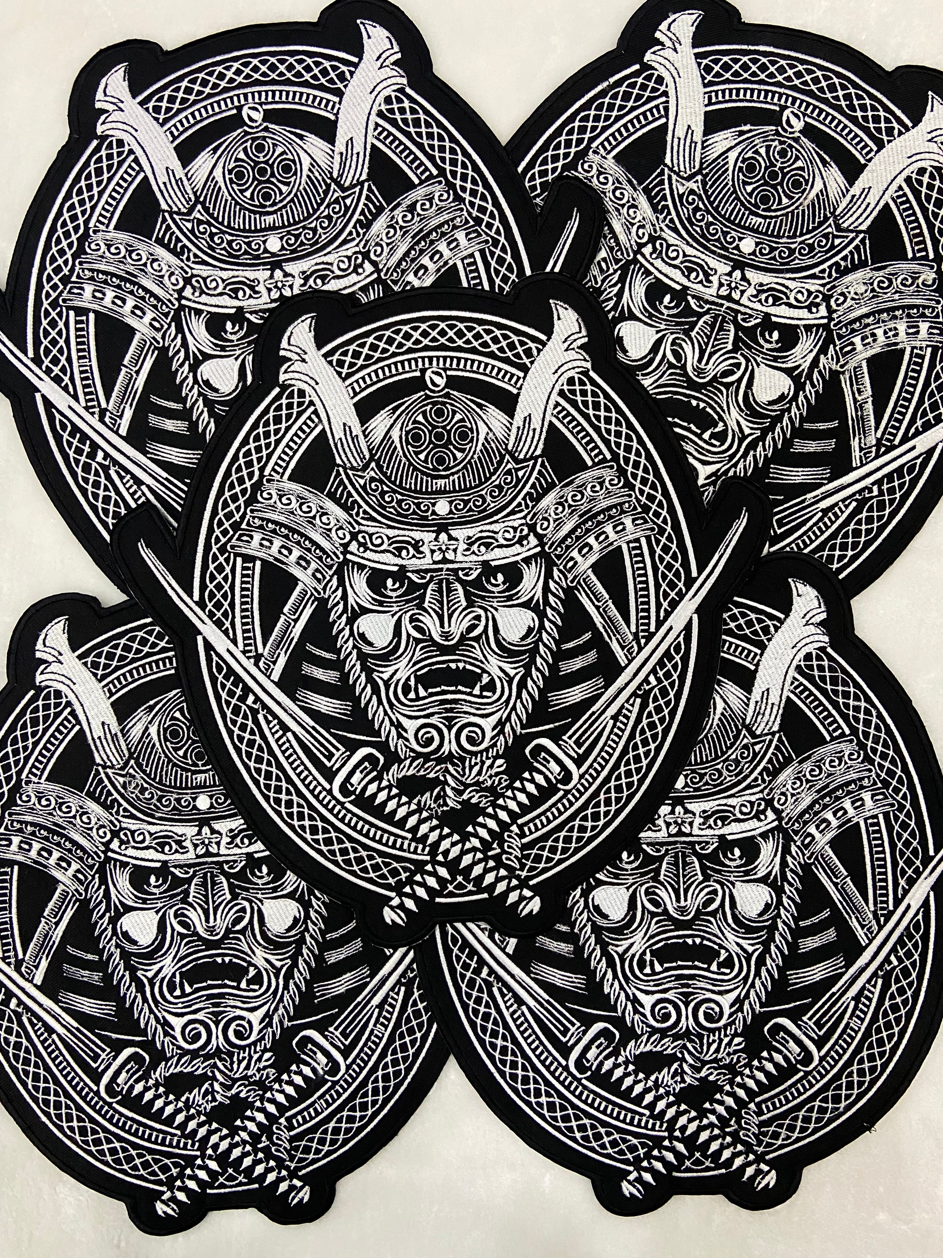 Samurai Odin Sons of Vikings Embroidery Patch: Iron On Cosplay