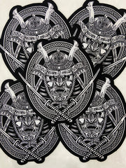 Samurai Odin Sons of Vikings Embroidery Patch: Iron On Cosplay
