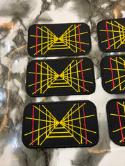 XWING Targeting Computer Patch STAR WARS Iron On Velcro patch