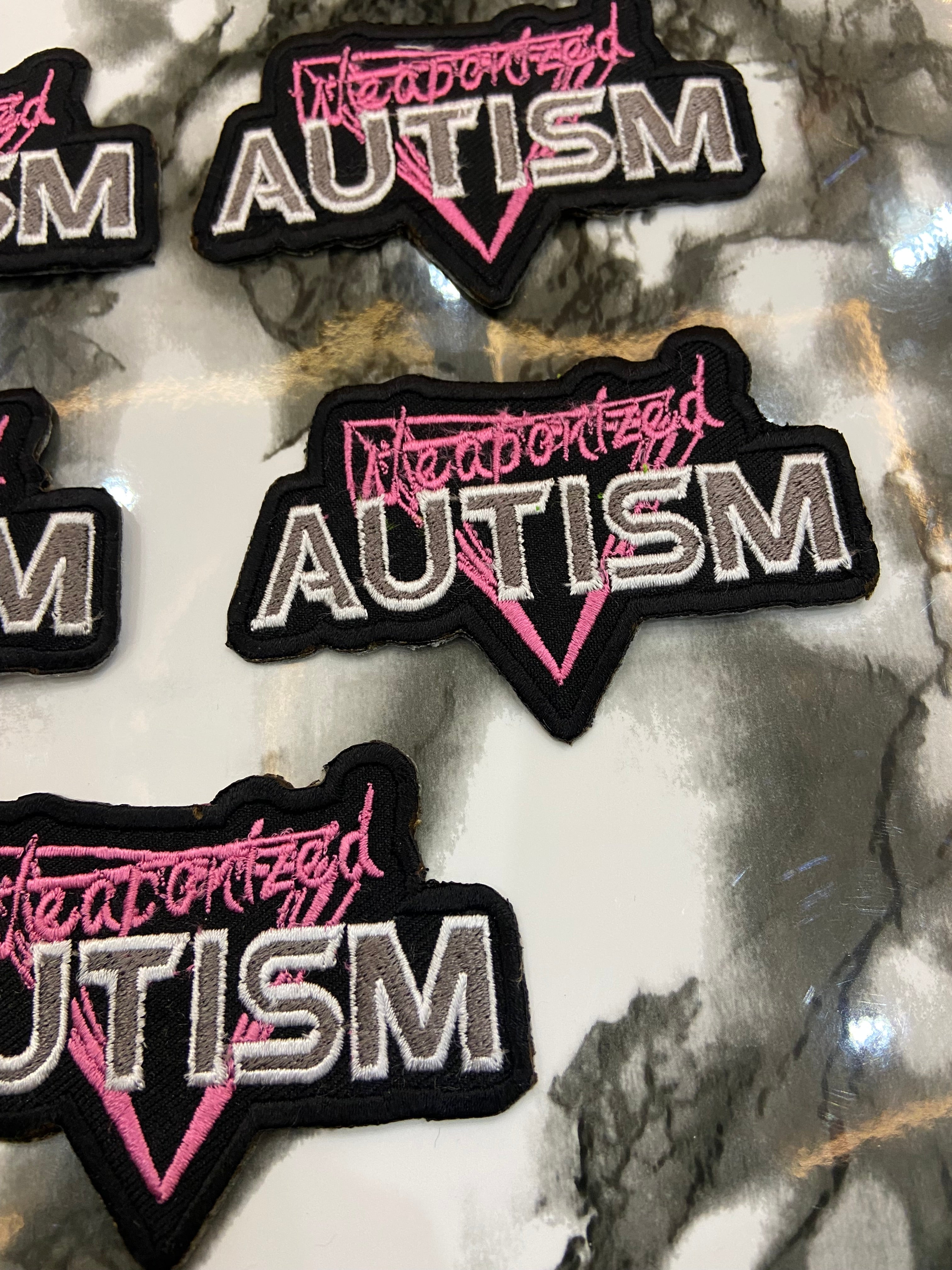 Weaponized Autism Embroidered Patch – Edgy Internet Culture Meme Applique