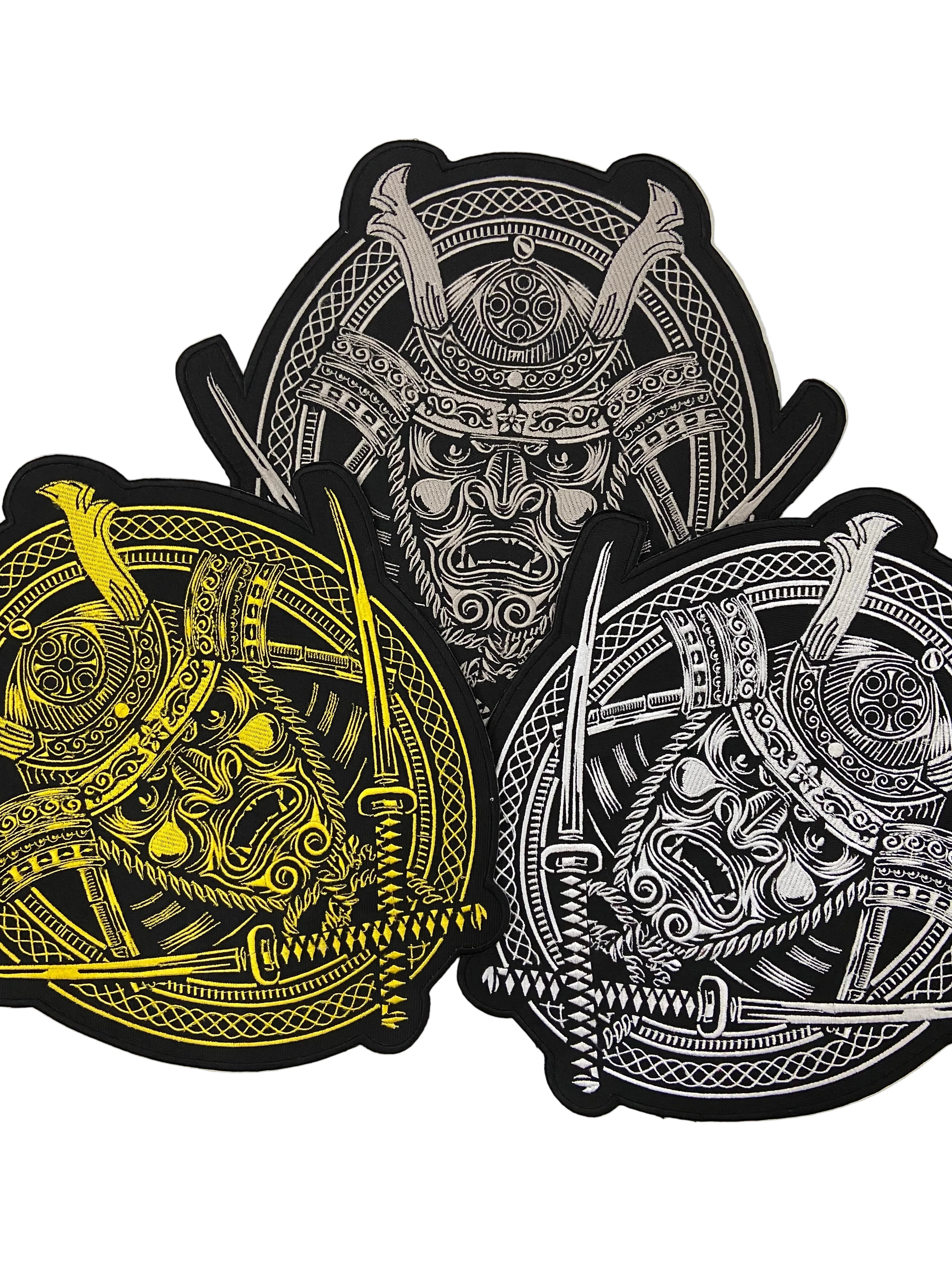 Samurai Odin Sons of Vikings Embroidery Patch: Iron On Cosplay