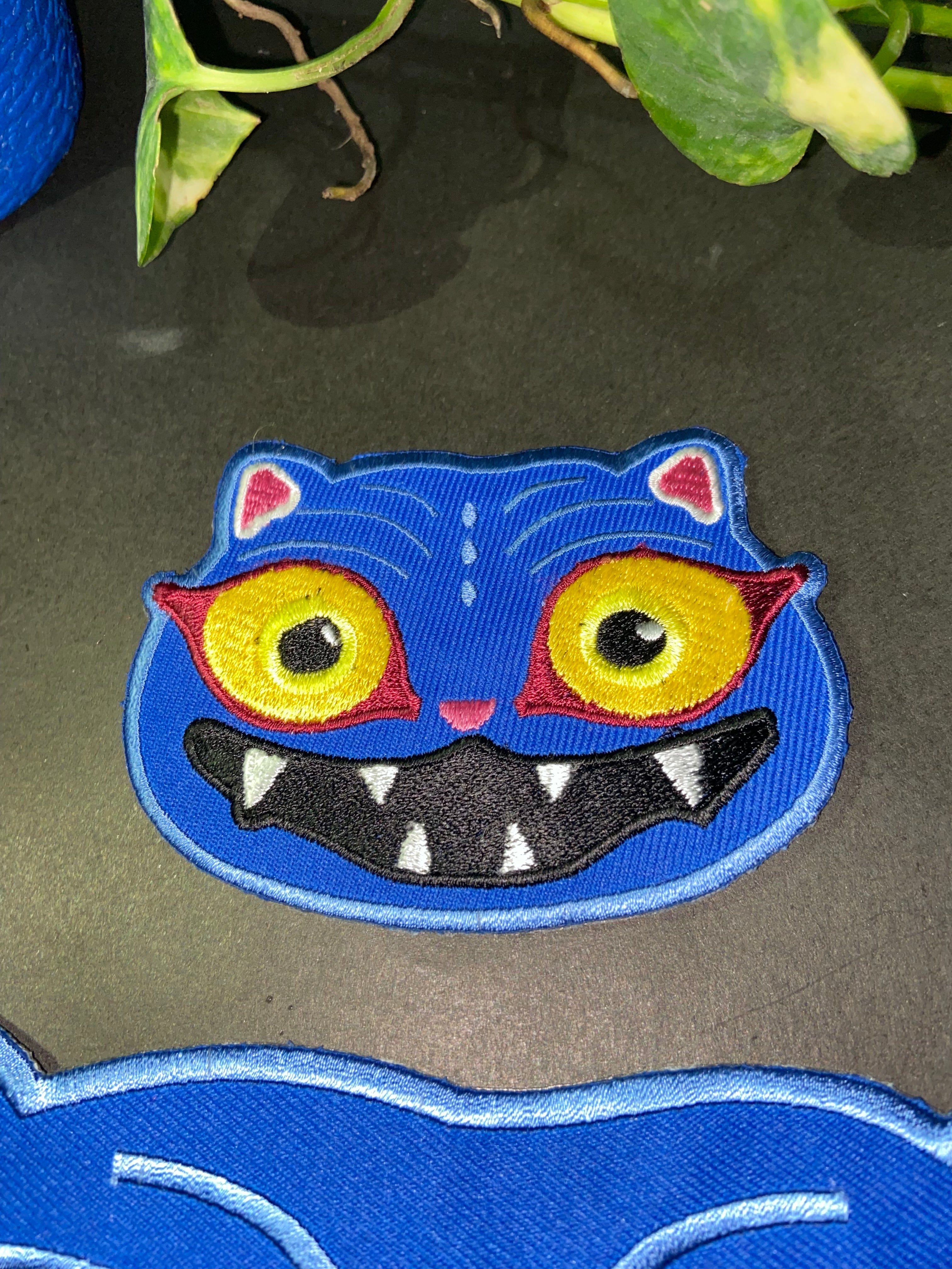 K-Pop Demon Hunter- Derpy Tiger Iron-On Patch
