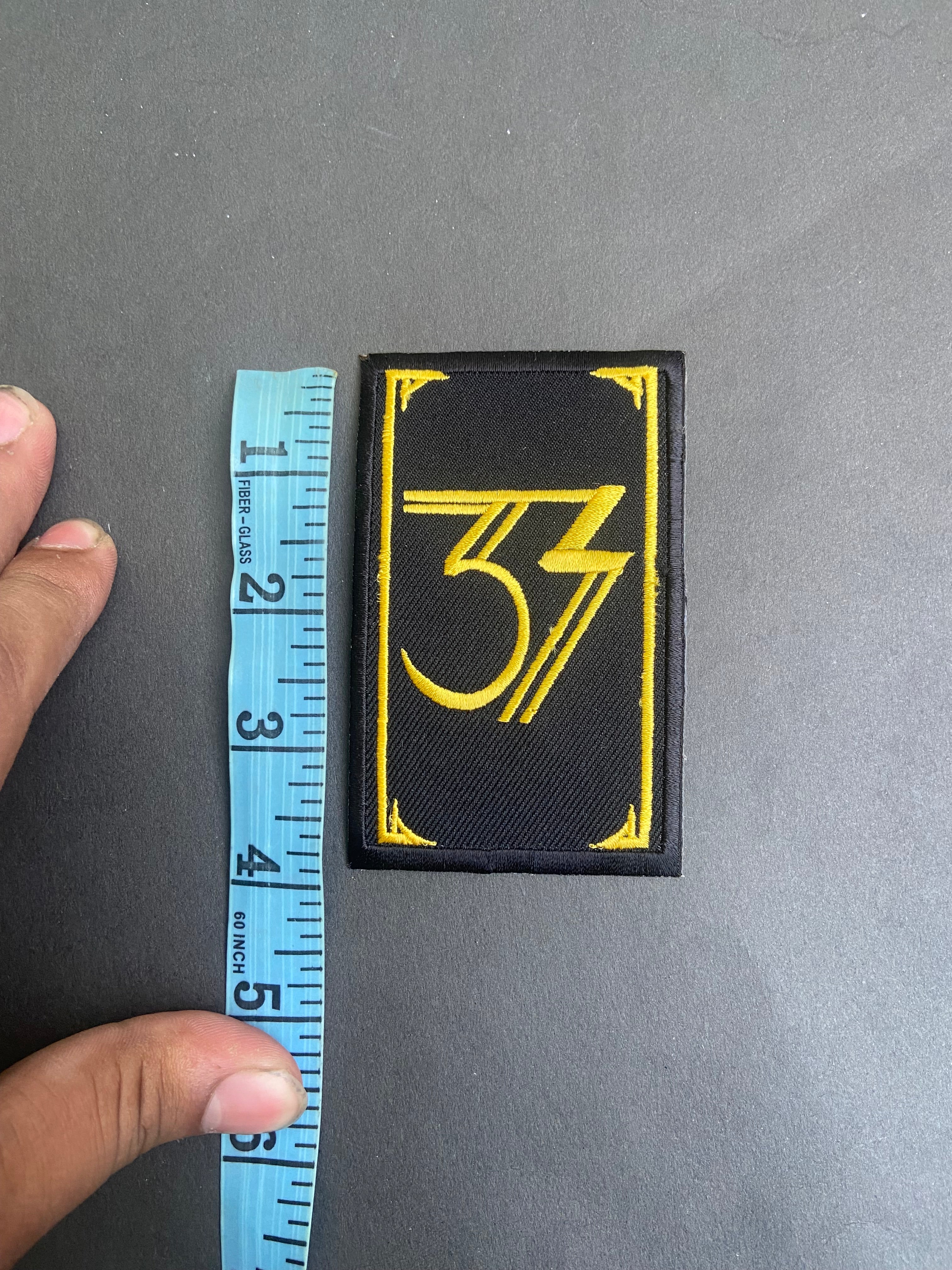 Number 37 Gaming Patch | Embroidered eSports Level Badge