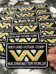 Weyland-Yutani Corp Embroidered Patch | Alien Cosplay Nostromo Crew Emblem | Building Better Worlds Sci-Fi Patch