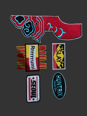 Kpop Demon Hunter Rummi Jacket Patch Set, DH Patches