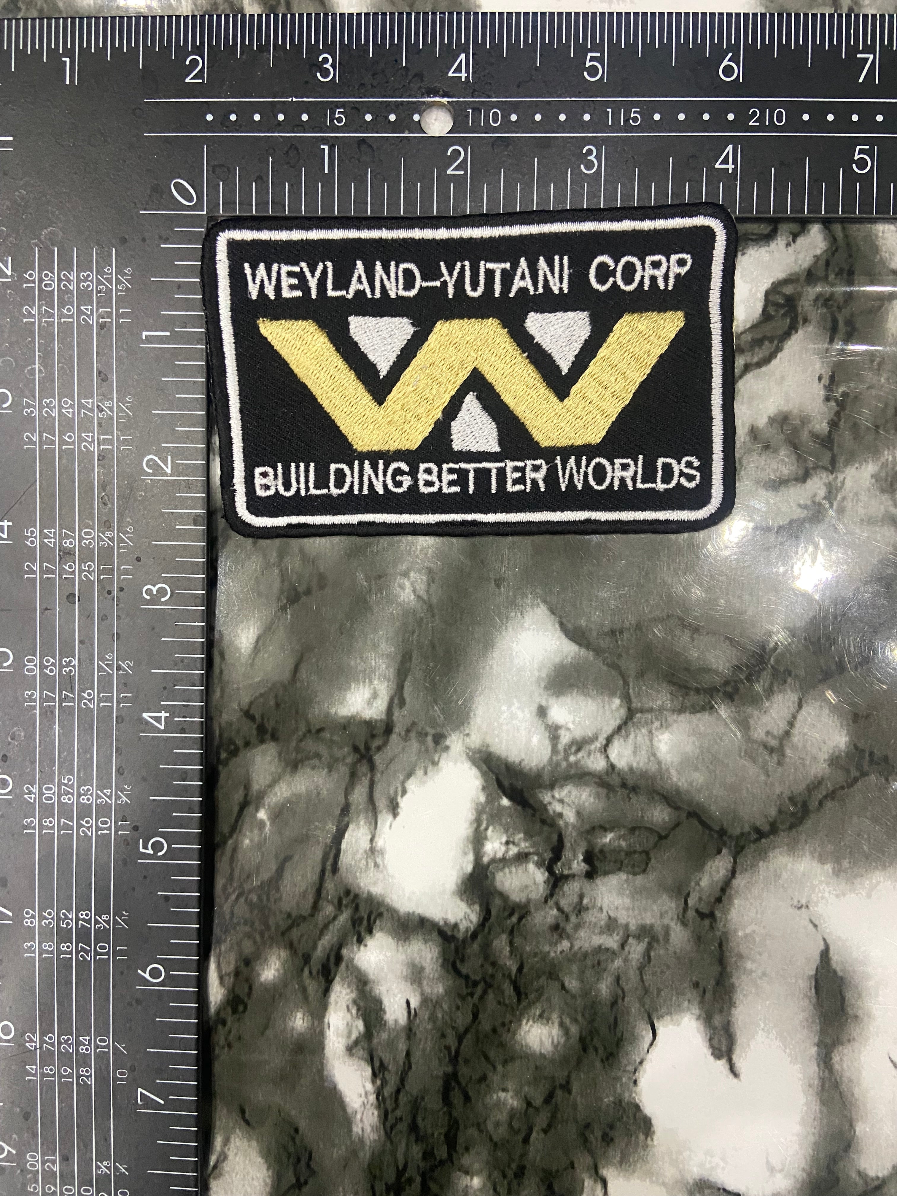 Weyland-Yutani Corp Embroidered Patch | Alien Cosplay Nostromo Crew Emblem | Building Better Worlds Sci-Fi Patch